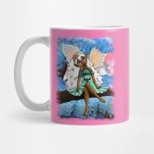 African American Fairy inTree Mug